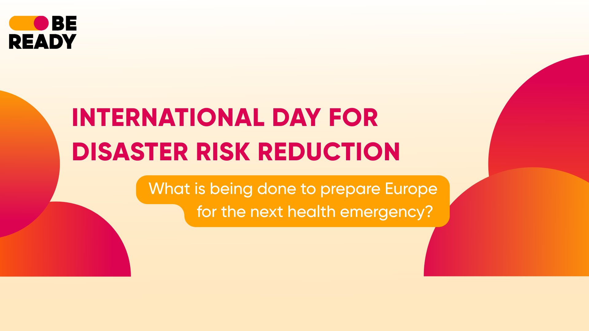 What is being done to prepare Europe for the next health emergency? 